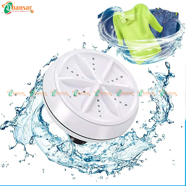 Mini ultrasonic Turbine Washing Machine with USB cable for Travel Home