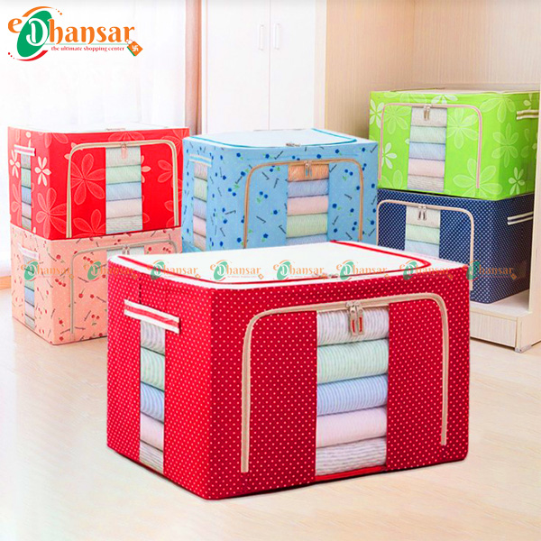 Foldable Cloth Storage Box Organizer Case For Household