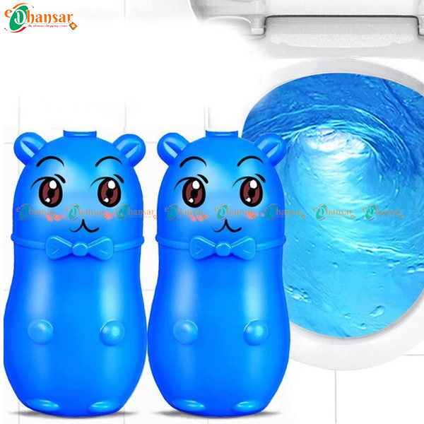 Cute Bear Blue Bubble Magic Automatic Flush Toilet Cleaner 
