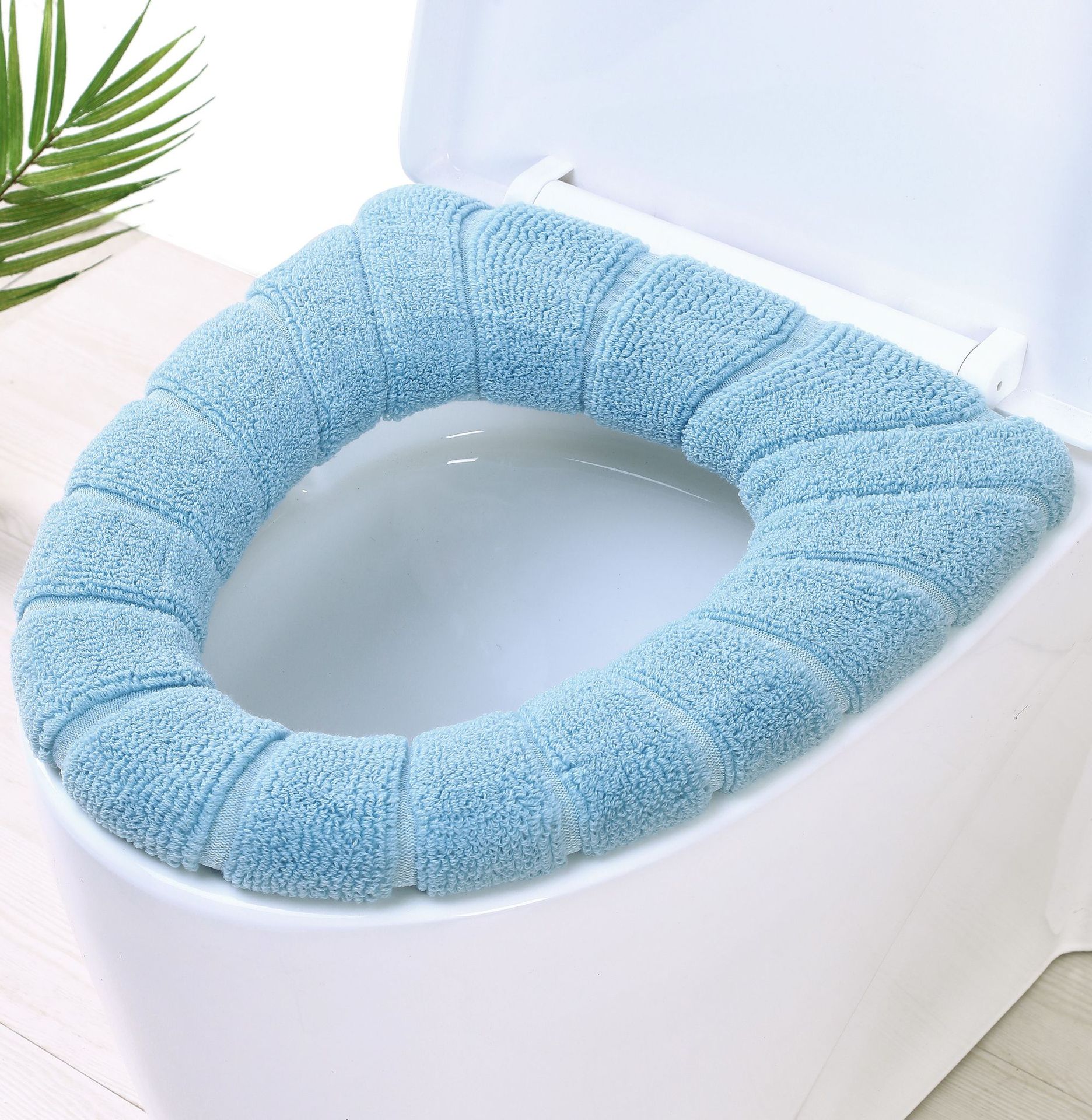 Washable Soft Warmer Toilet Seat Cover 