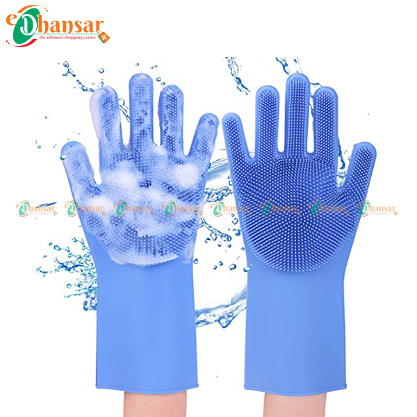 Magic Silicone Dish-washing Gloves