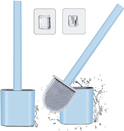 Silicone Wall-Mounted Toilet Brush 
