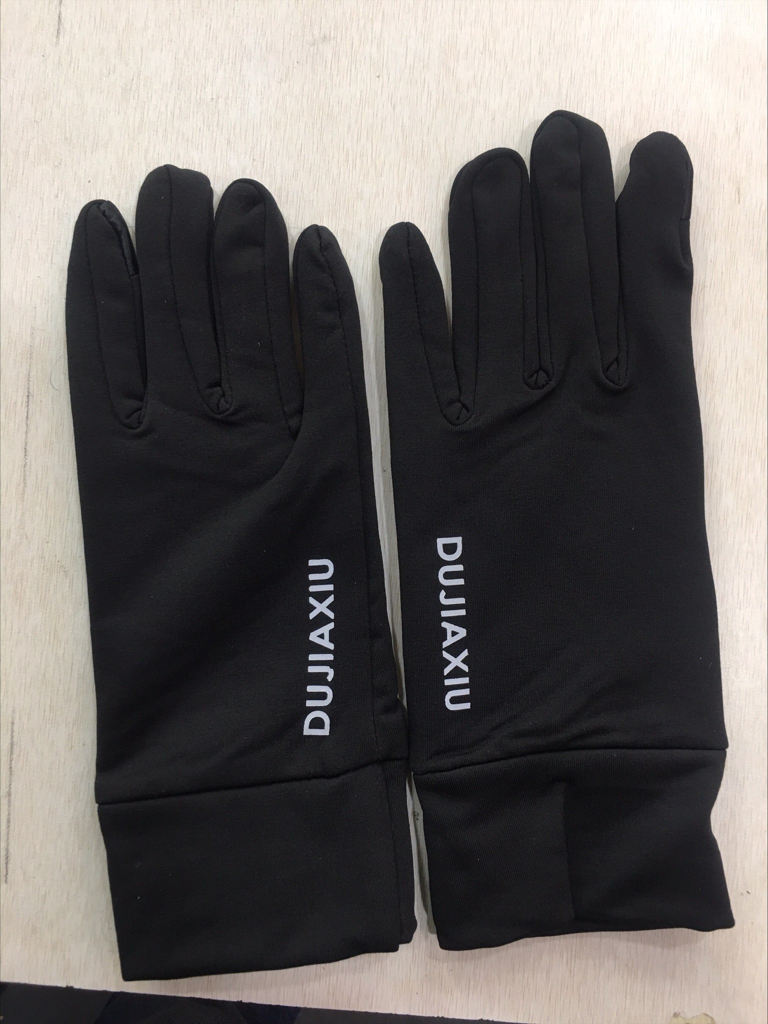 Unisex Skinny Gloves - Black 