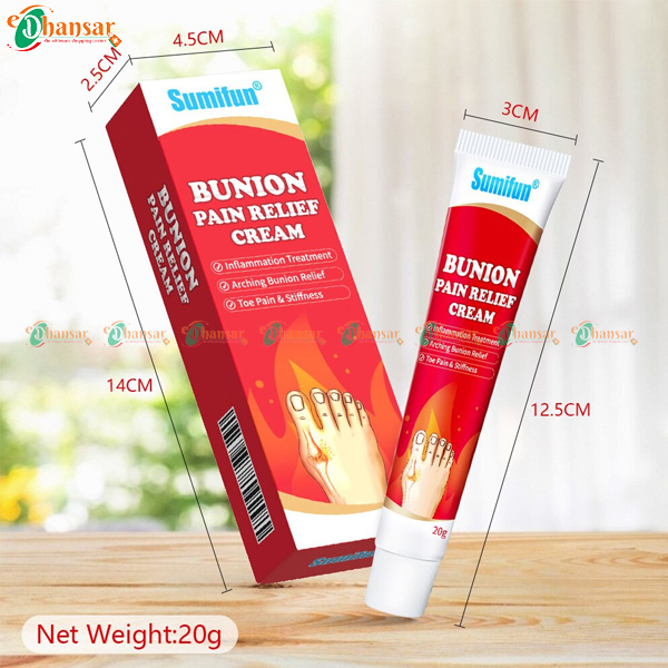 Sumifun Bunion Pain Relief Cream - Pain Relief Foot Cream for Back 