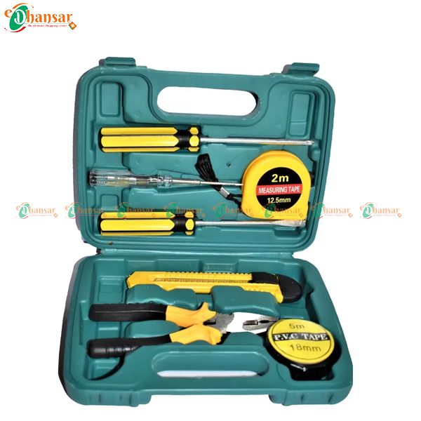 12 Pcs Multifunctional Tool Box Set General Household Repair Kit