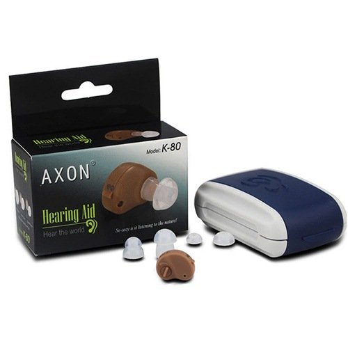 Axon K80 Mini Hearing Aid With Adjustable Volume Clear Sound Easy Use